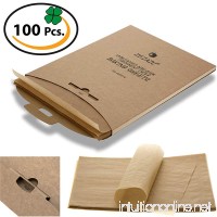 ZeZaZu Parchment Paper Sheets for baking Precut 12x16 inches - Exact Fit for Half-sheet Baking Pans Unbleached Non-stick RECLOSABLE PACK - B07CHVL6GQ